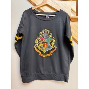 2014 Vintage Hogwarts Sweatshirt Harry Potter Embroidered Appliqué Varsity Patch